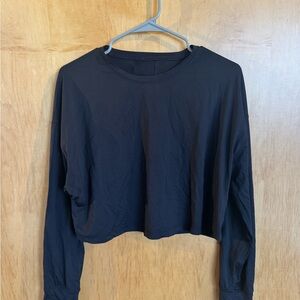 Lululemon Black Long Sleeve workout top
